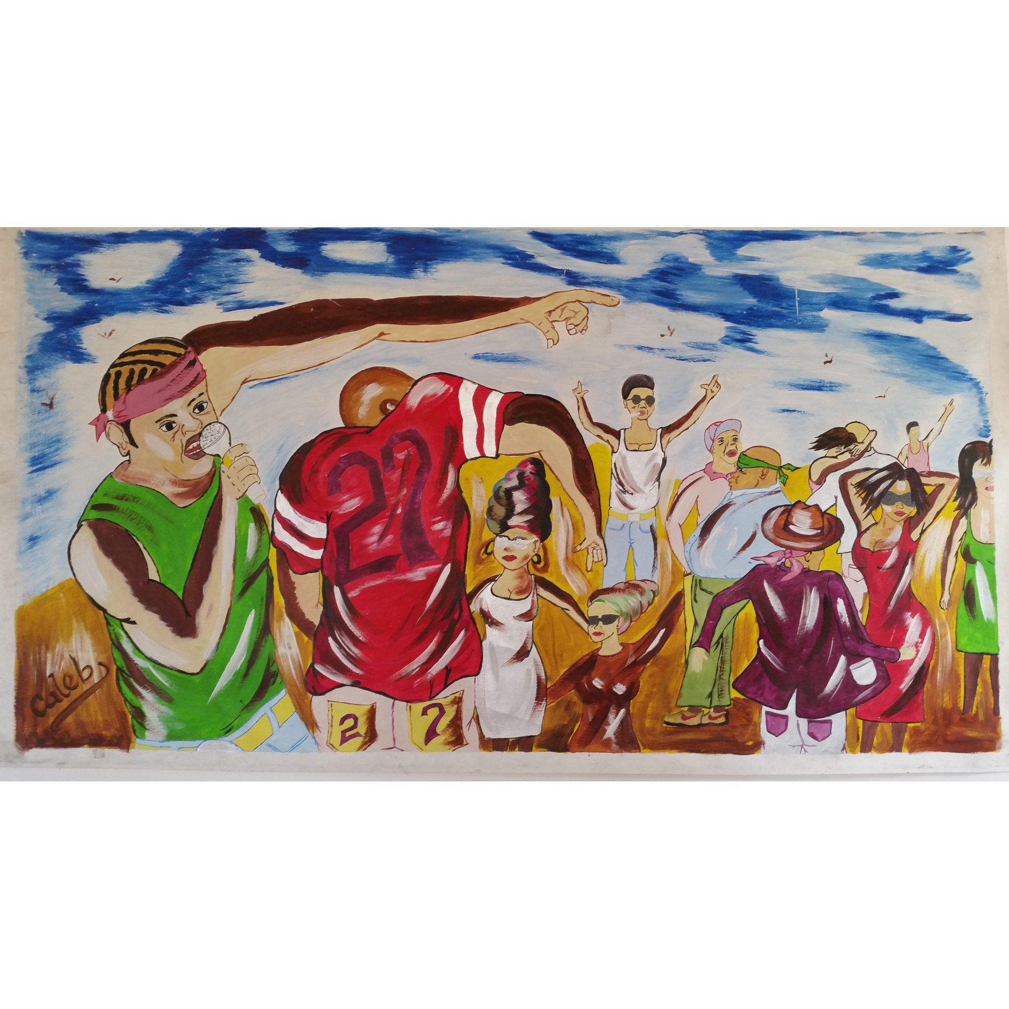 African City Musical Competition Painting