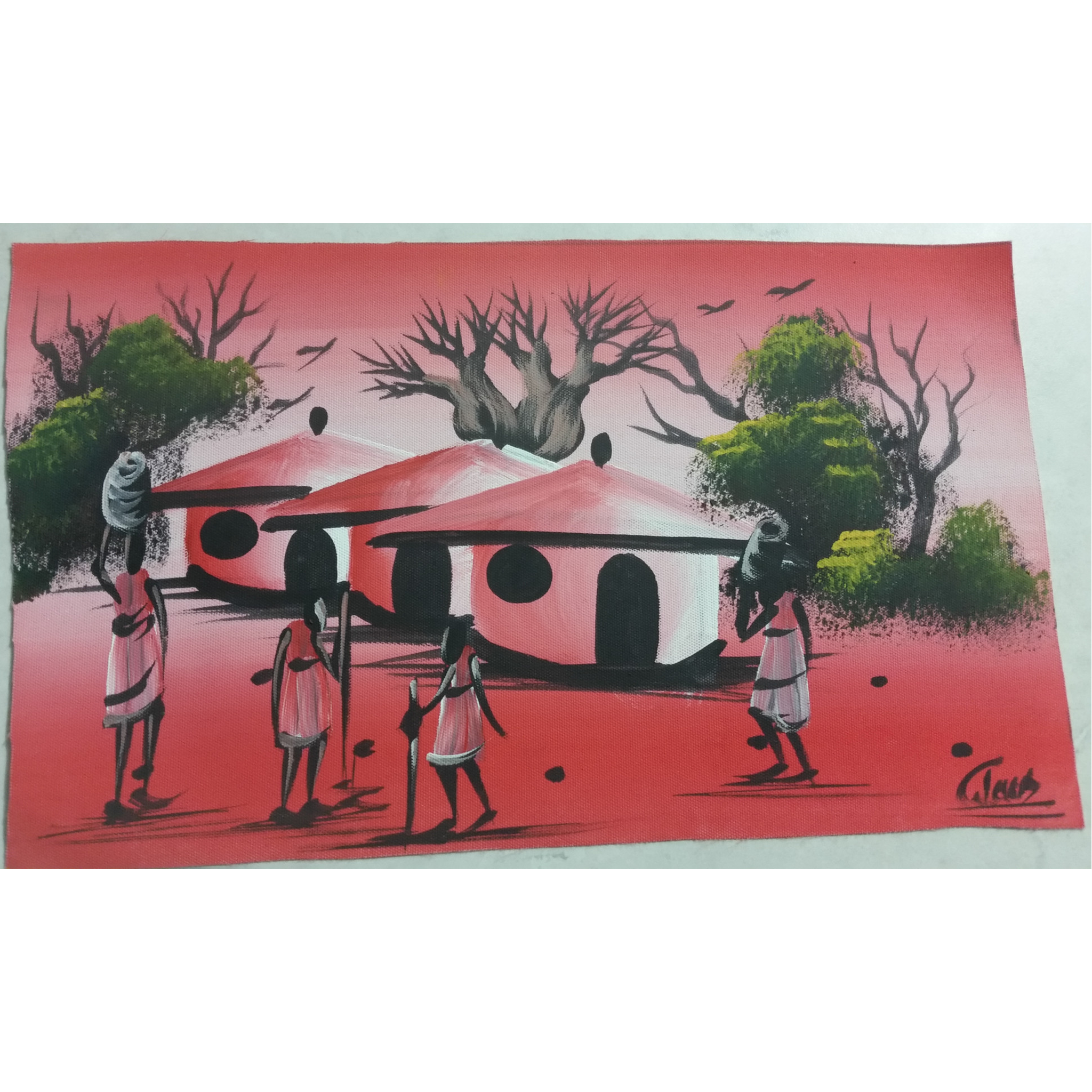 African village Life Original Paintings