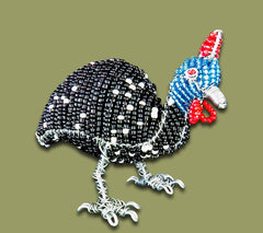 Black Beaded Guineafowl