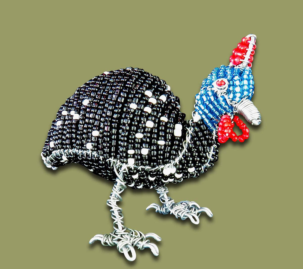 Black Beaded Guineafowl